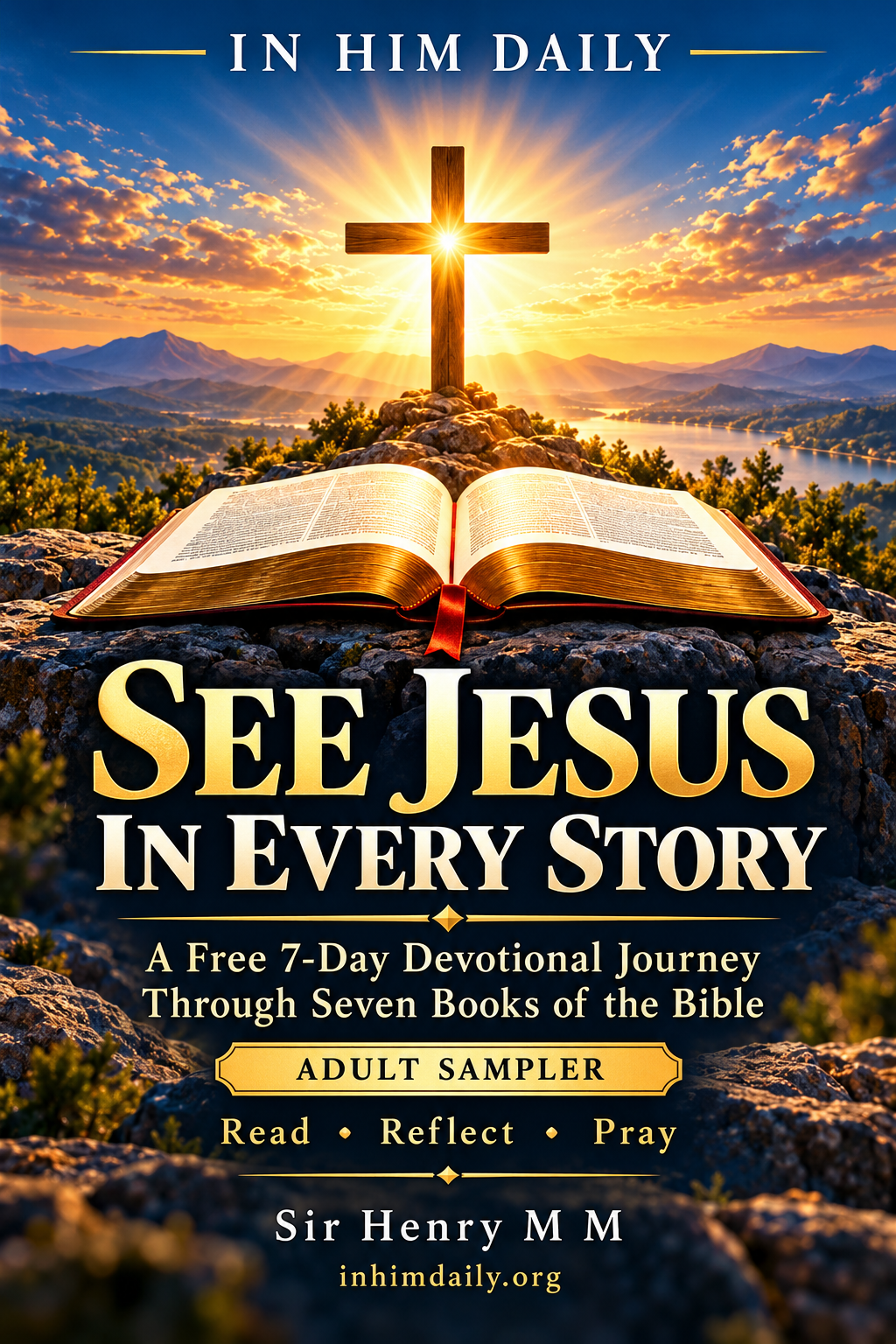 See Jesus in Every Story free seven-day adult devotional sampler cover